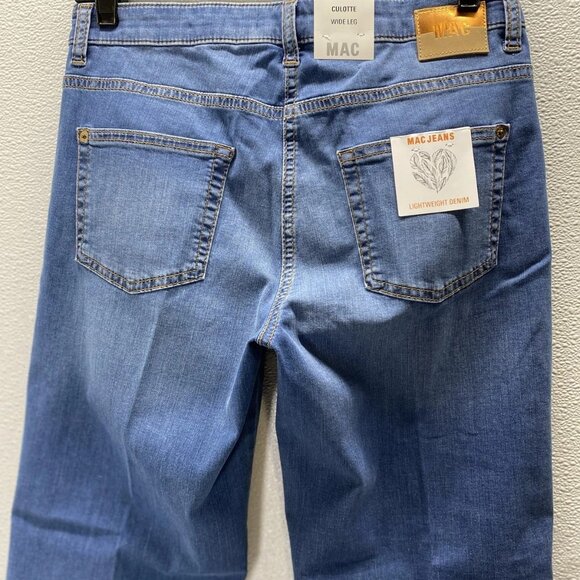 Mac Jeans Women's Culotte Blossom Wide Leg Jeans – Size 34 x 26 – Blue - Picture 6 of 13